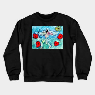 Caelan, Angel image part of an Angel oracle card deck - MeMoment Angel Cardss Crewneck Sweatshirt